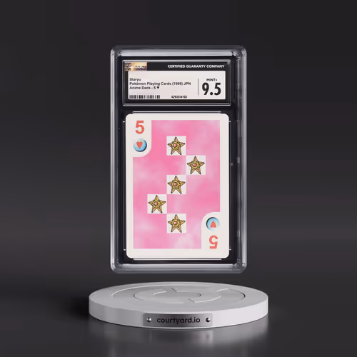 1999 Anime Deck (1999 Big Pokeball Back) #5§ Staryu (CGC 9.5 MINT+)