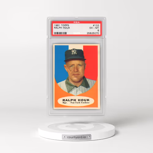 1961 Topps #133 Ralph Houk (PSA 6 EX-MT)