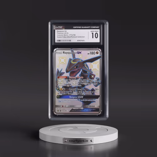 2018 Celestial Storm #177a/168 Rayquaza GX - Hidden Fates Ultra-Premium Collection (Holo) (CGC 10 GE