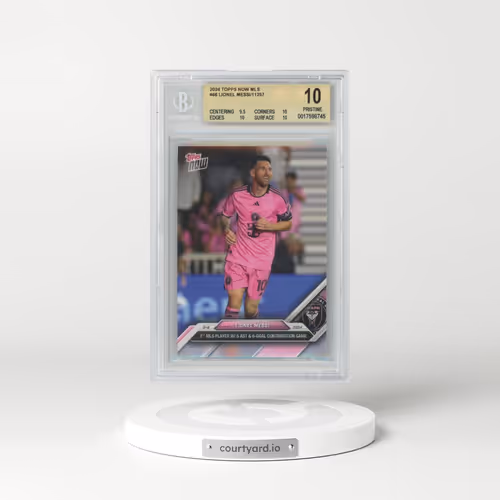 2024 Topps Now MLS #46 Lionel Messi (BGS 10 PRISTINE)