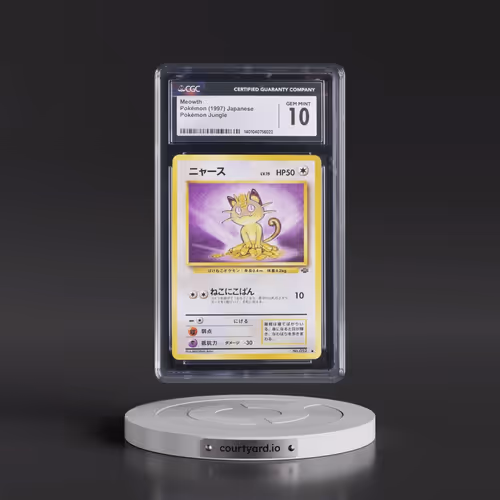 1997 Pokémon Jungle #52 Meowth (CGC 10 GEM MINT)