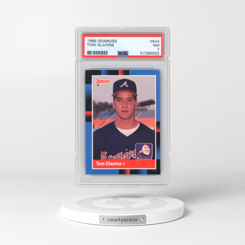 1988 Donruss #644 Tom Glavine (PSA 7 NM)