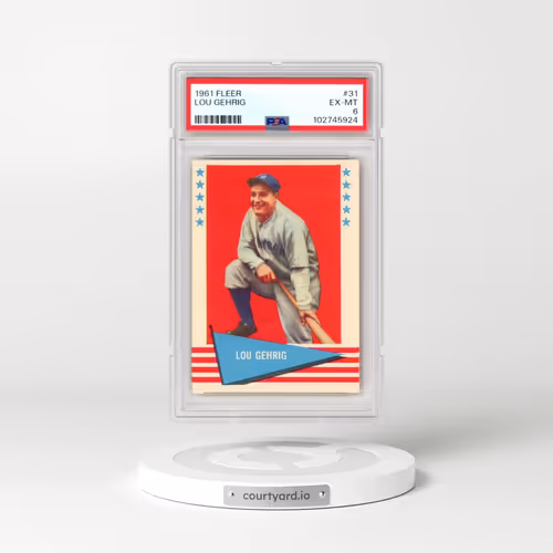 1961 Fleer #31 Lou Gehrig (PSA 6 EX-MT)