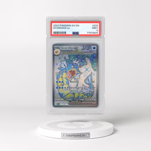 2023 Pokémon Svi EN-Scarlet & Violet #225 Gyarados EX - Holo Ultra Rare (PSA 9 MINT)