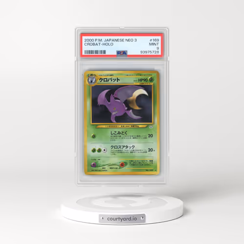 2000 Pokémon Neo 3 #169 Crobat - Holo (PSA 9 MINT)