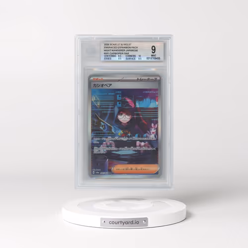 2024 Pokémon Sv6a-Night Wanderer #091 Cassiopeia - Special Art Rare (BGS 9 MINT)