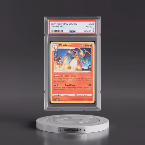 2025 Pokémon M24 EN-Mcdonald's Collection #001 Charizard (PSA 8 NM-MT)