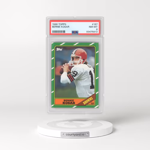 1986 Topps #187 Bernie Kosar (PSA 8 NM-MT)