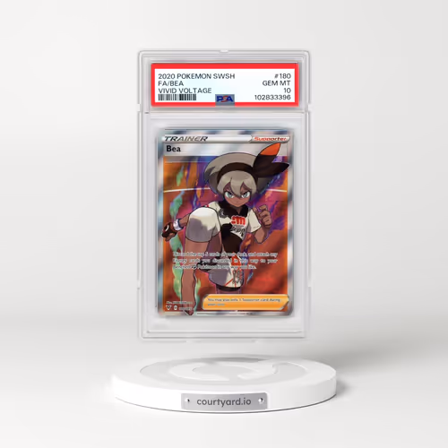 2020 Pokémon Sword & Shield Vivid Voltage #180 Bea - Full Art (PSA 10 GEM MINT)