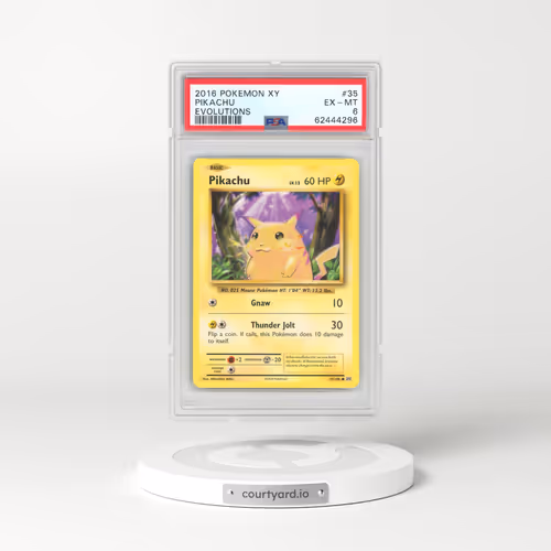 2016 Pokémon XY Evolutions #35 Pikachu (PSA 6 EX-MT)