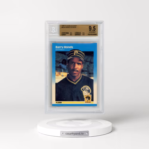 1987 Fleer Glossy #604 Barry Bonds (BGS 9.5 GEM MINT)