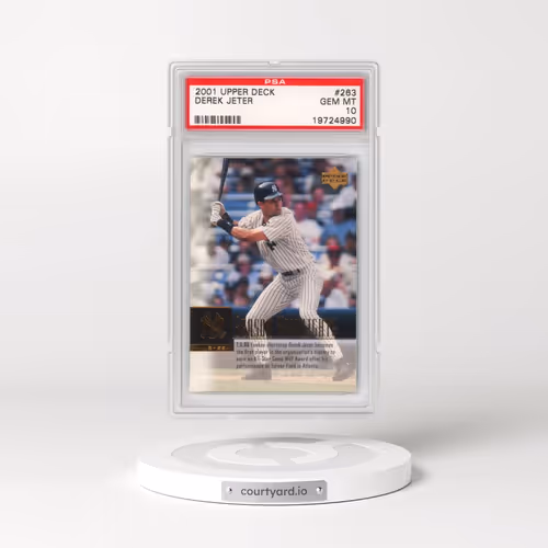 2001 Upper Deck #263 Derek Jeter (PSA 10 GEM MINT)