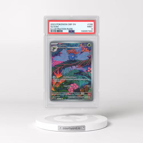 2023 Pokémon Obf EN-Obsidian Flames #198 Gloom - Illustration Rare (PSA 9 MINT)