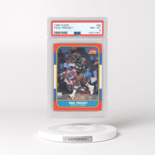 1986 Fleer #88 Paul Pressey (PSA 8 NM-MT)