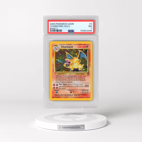 2000 Pokémon Game Base II #4 Charizard - Holo (PSA 7 NM)