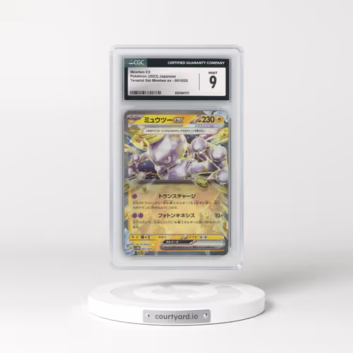 2023 Terastal Starter Set Mewtwo ex #001/020 Mewtwo ex - Holo (CGC 9 MINT)