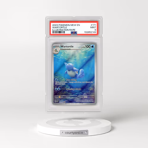 2023 Pokémon Mew EN-151 #171 Wartortle - Illustration Rare (PSA 9 MINT)