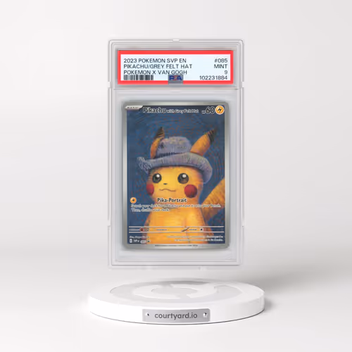 2023 Pokémon Svp EN-SV Black Star Promo #085 Pikachu With Grey Felt Hat - Pokemon X Van Gogh (PSA 9