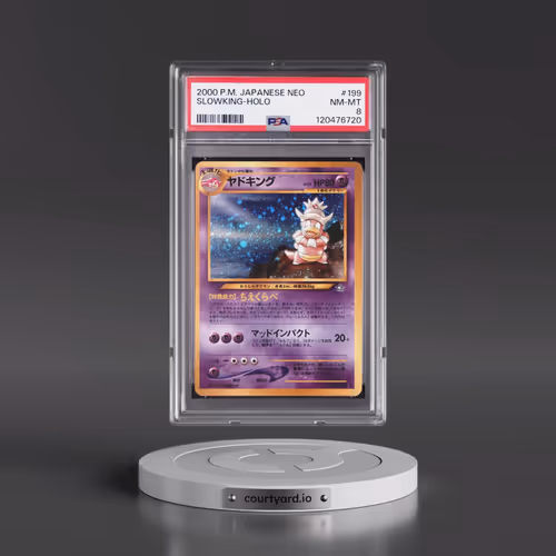 2000 Pokémon Neo #199 Slowking - Holo (PSA 8 NM-MT)
