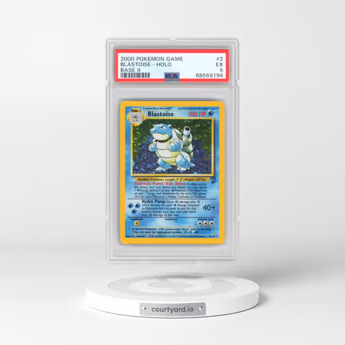 2000 Pokémon Game Base II #2 Blastoise - Holo (PSA 5 EX)