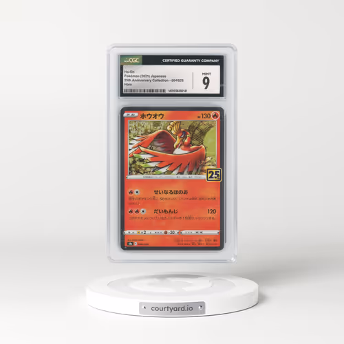2021 25th Anniversary Collection #004/028 Ho-Oh - Holo (CGC 9 MINT)