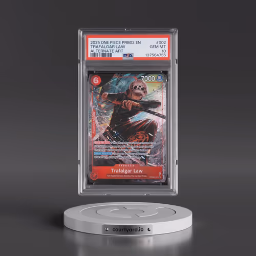 2025 One Piece PRB02-Premium Booster -One Piece Card the Best- Vol.2 #002 Trafalgar Law - Alternate