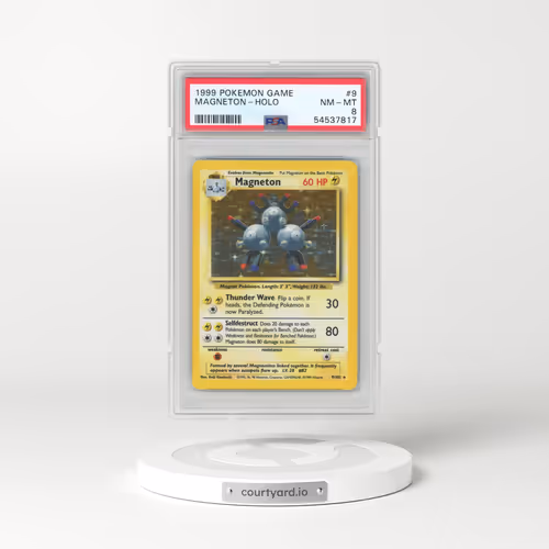 1999 Pokémon Game #9 Magneton - Holo (PSA 8 NM-MT)