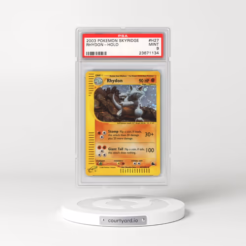 2003 Pokémon Skyridge #H27 Rhydon - Holo (PSA 9 MINT)