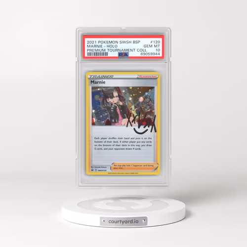 2021 Pokémon Swsh Black Star Promo #120 Marnie - Holo Marnie Premium Tournament Collection (PSA 10 GEM MINT)
