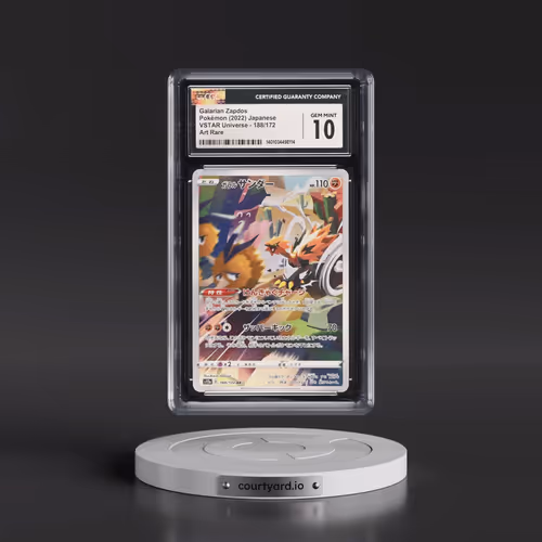 2022 VSTAR Universe #188/172 Galarian Zapdos - Art Rare Holo (CGC 10 GEM MINT)