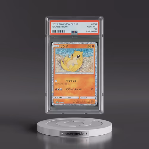 2023 Pokémon Clf-Trading Card Game Classic Venusaur & Lugia EX Deck #008 Sandshrew (PSA 10 GEM MINT)