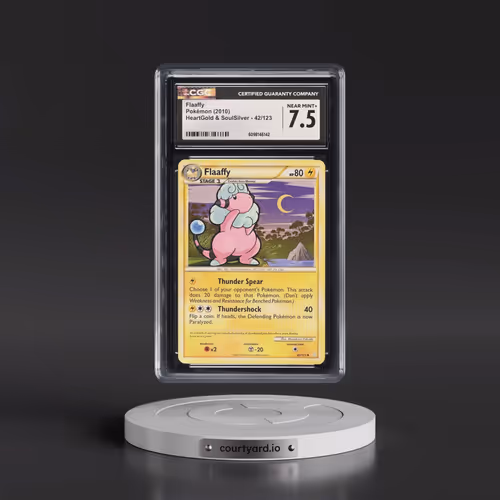 2010 HeartGold & SoulSilver #42/123 Flaaffy (CGC 7.5 NM+)