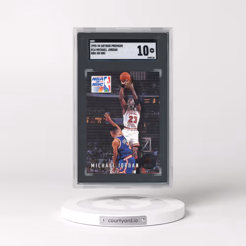 1993 Skybox Premium #14 Michael Jordan - Nba On Nbc (SGC 10 GEM MINT)