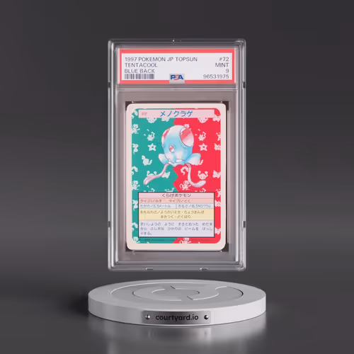 1997 Pokémon Topsun #72 Tentacool - Blue Back (PSA 9 MINT)