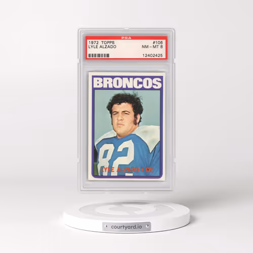 1972 Topps #106 Lyle Alzado (PSA 8 NM-MT)