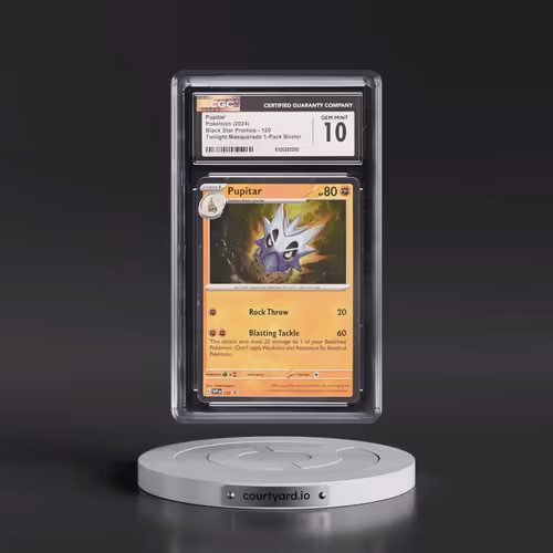 2023 Black Star Promos - Scarlet & Violet SVPEN #120 Pupitar - Twilight Masquerade 1-Pack Blister (C