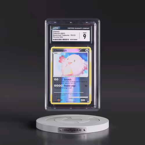 2007 Mysterious Treasures #76/123 Chansey - Reverse Holo (CGC 9 MINT)