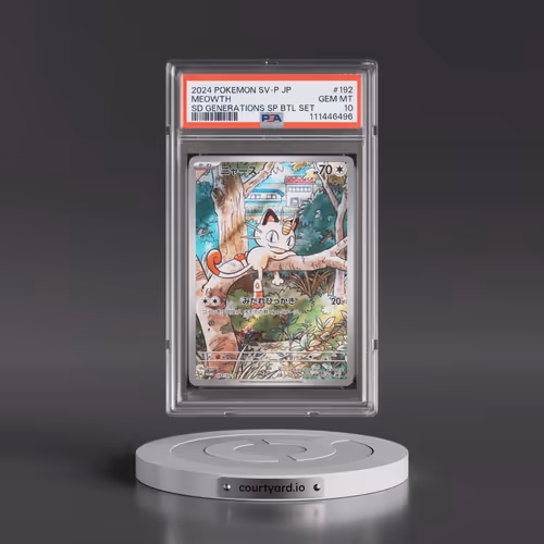 2024 Pokémon SV-P Promo #192 Meowth - Start Deck Generations Special Battle Set (PSA 10 GEM MINT)