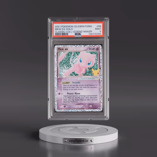 2021 Pokémon Celebrations Classic Collection #88 Mew EX - Holo Holo (PSA 9 MINT)