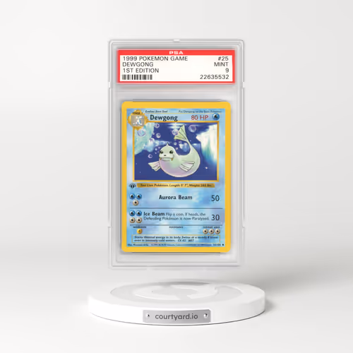 1999 Base Set #25 Dewgong - 1st Edition (PSA 9 MINT)