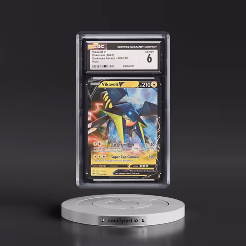 2020 Darkness Ablaze #060/189 Vikavolt V - Holo (CGC 6 EX-NM)