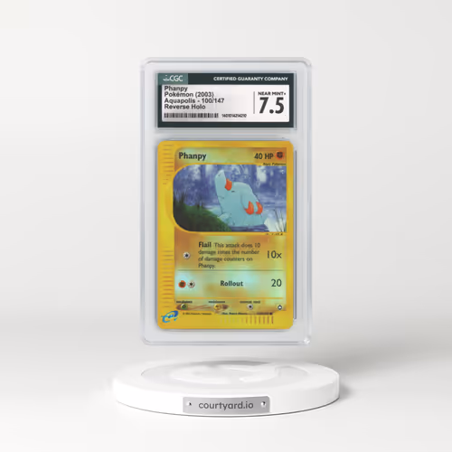2003 Aquapolis #100 Phanpy - Holo e-Card Symbol (CGC 7.5 NM+)