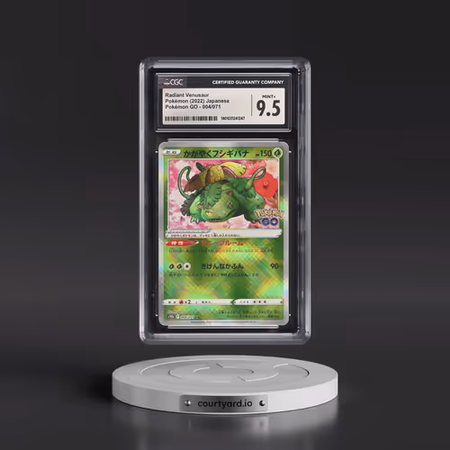 2022 Pokémon GO #004/071 Radiant Venusaur - Holo (CGC 9.5 MINT+)