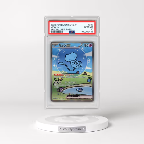 2023 Pokémon Sv4a-Shiny Treasure EX #347 Mew EX - Holo Special Art Rare (PSA 10 GEM MINT)