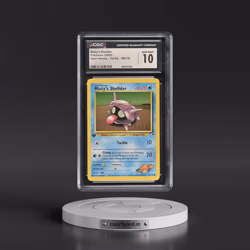2000 Gym Heroes #89/132 Misty's Shellder - 1st Edition 1st Edition (CGC 10 GEM MINT)