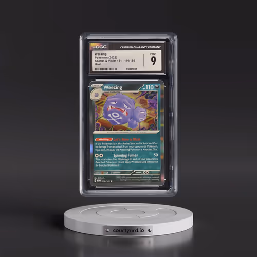 2023 Scarlet & Violet 151 - MEW EN #110/165 Weezing - Holo (CGC 9 MINT)