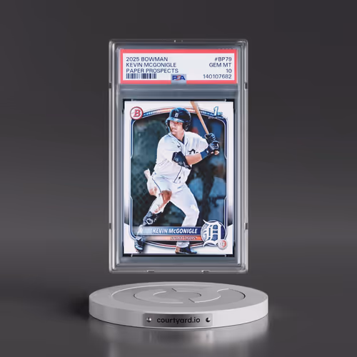 2025 Bowman Paper Prospects #BP79 Kevin Mcgonigle (PSA 10 GEM MINT)
