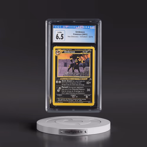 2001 Pokémon Neo Discovery #32 Umbreon - 1st Edition (CGC 6.5 EX-NM+)