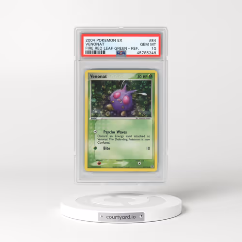 2004 Pokémon EX Fire Red & Leaf Green #84 Venonat - Reverse Foil (PSA 10 GEM MINT)