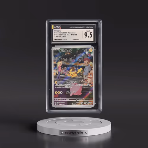 2023 Pokémon Card 151 #173/165 Pikachu - Art Rare Holo (CGC 9.5 MINT+)